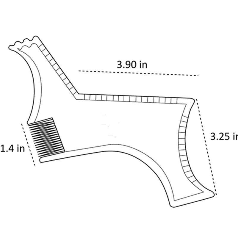 Men’s Beard & Moustache Styling Comb