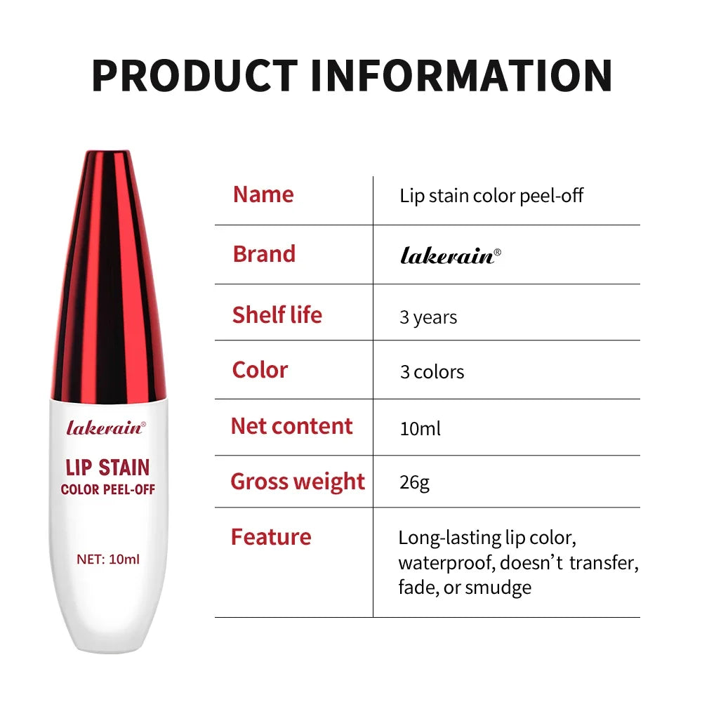 Peel-Off Rose Pink Lip Tint