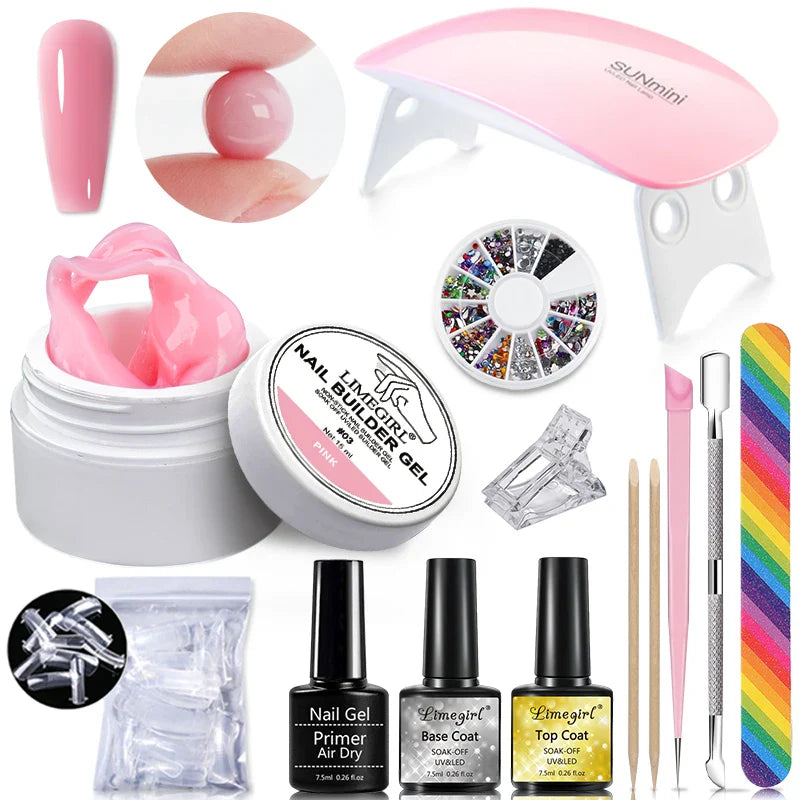 Non-Stick Nail Extension Gel Set