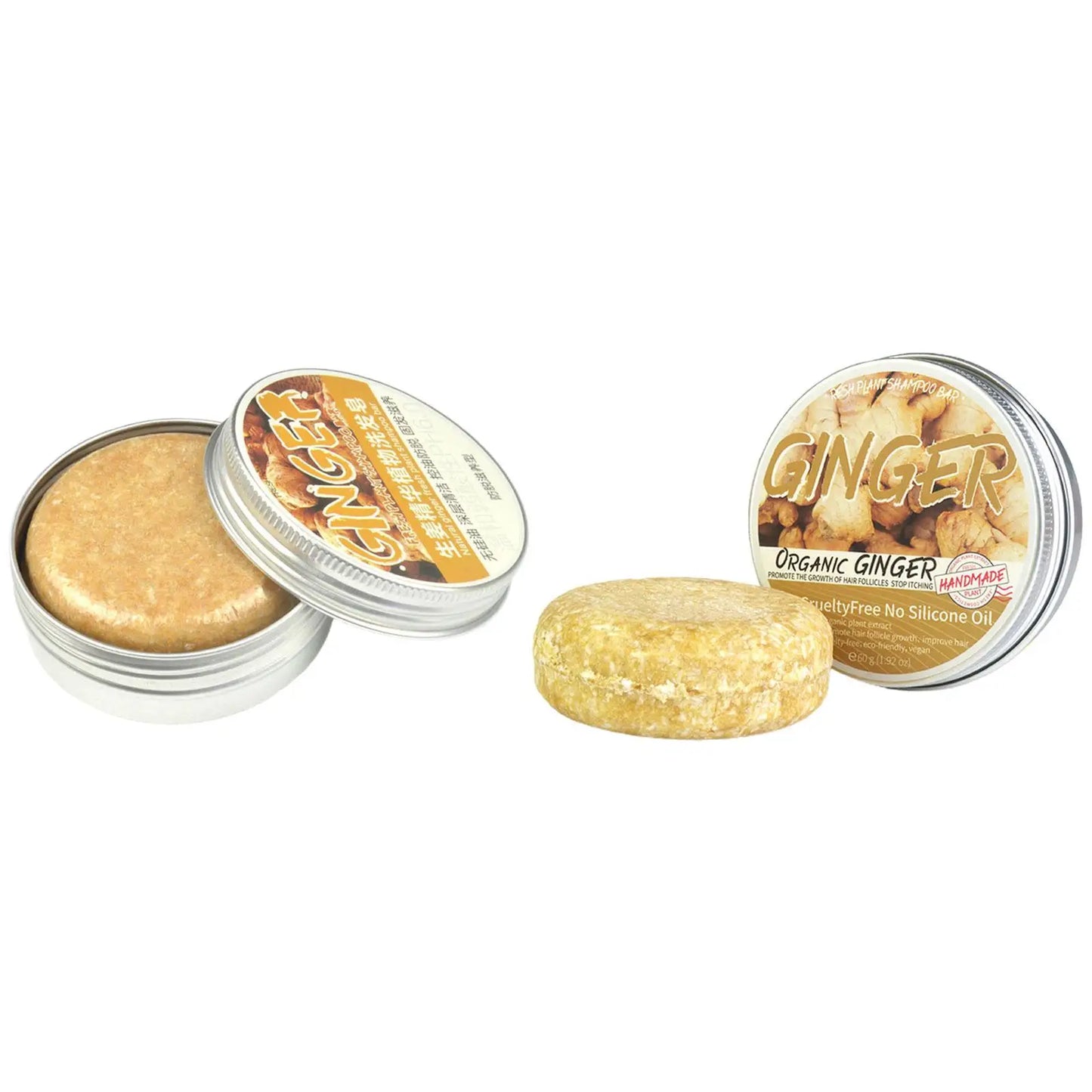 Ginger & Polygonum Hair Shampoo Bar