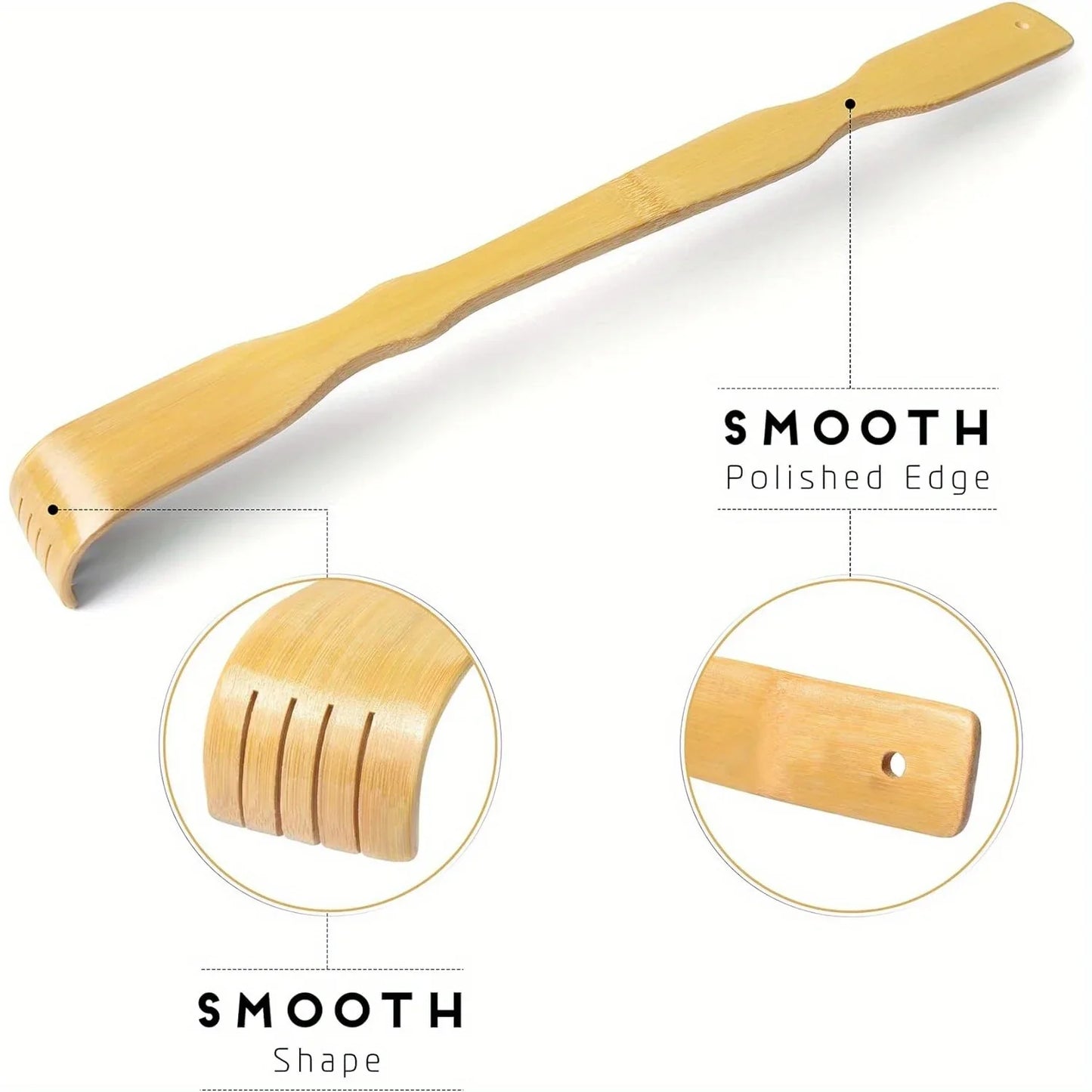 Bamboo Back Scratcher & Massage Roller