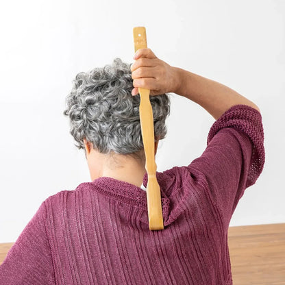 Bamboo Back Scratcher & Massage Roller