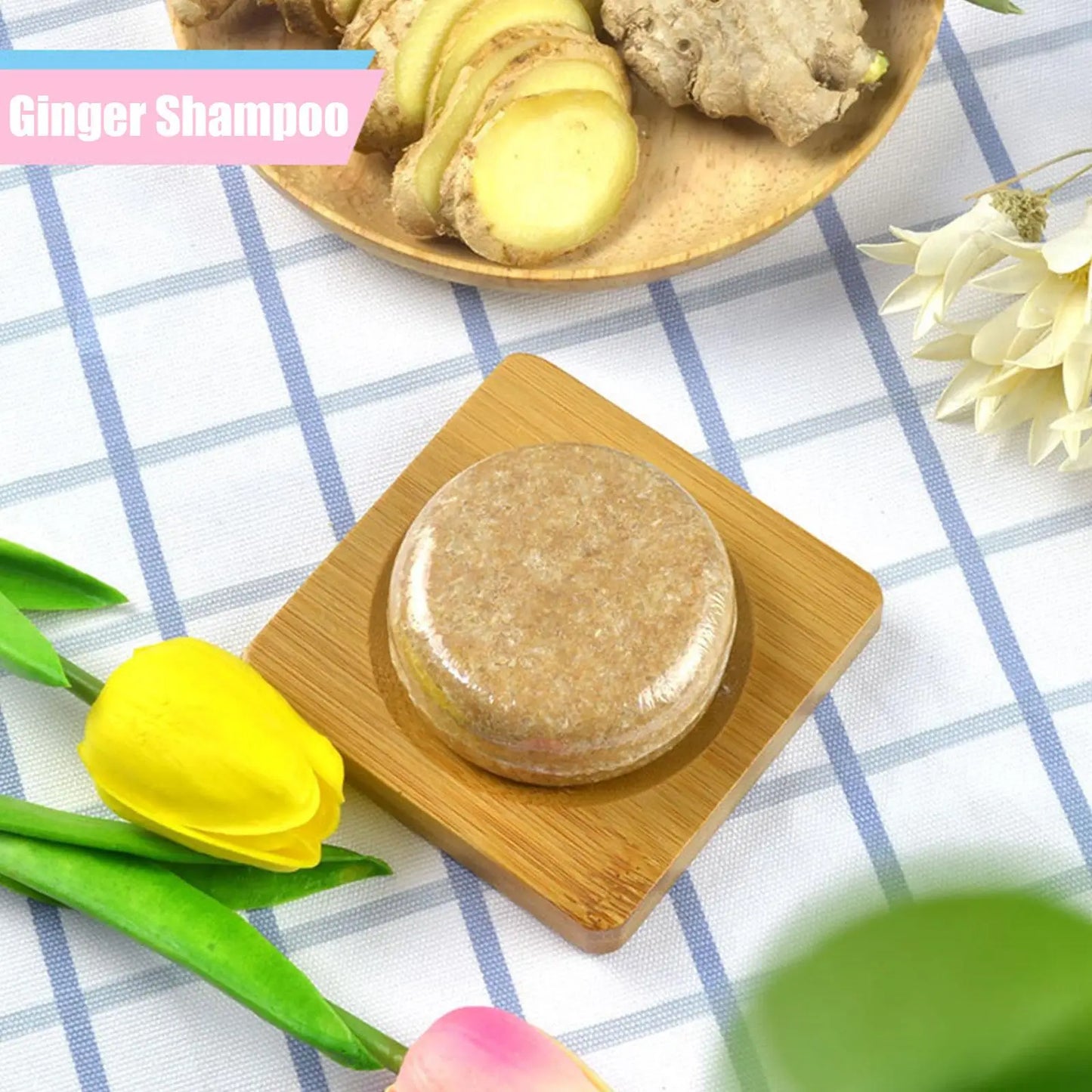 Ginger & Polygonum Hair Shampoo Bar