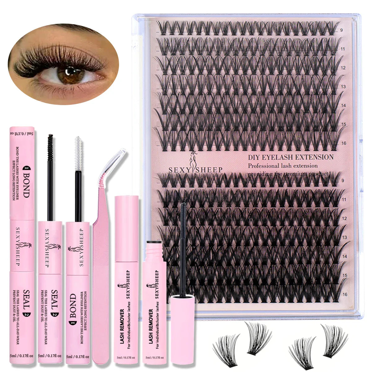 280pcs DIY Lash Extension Kit