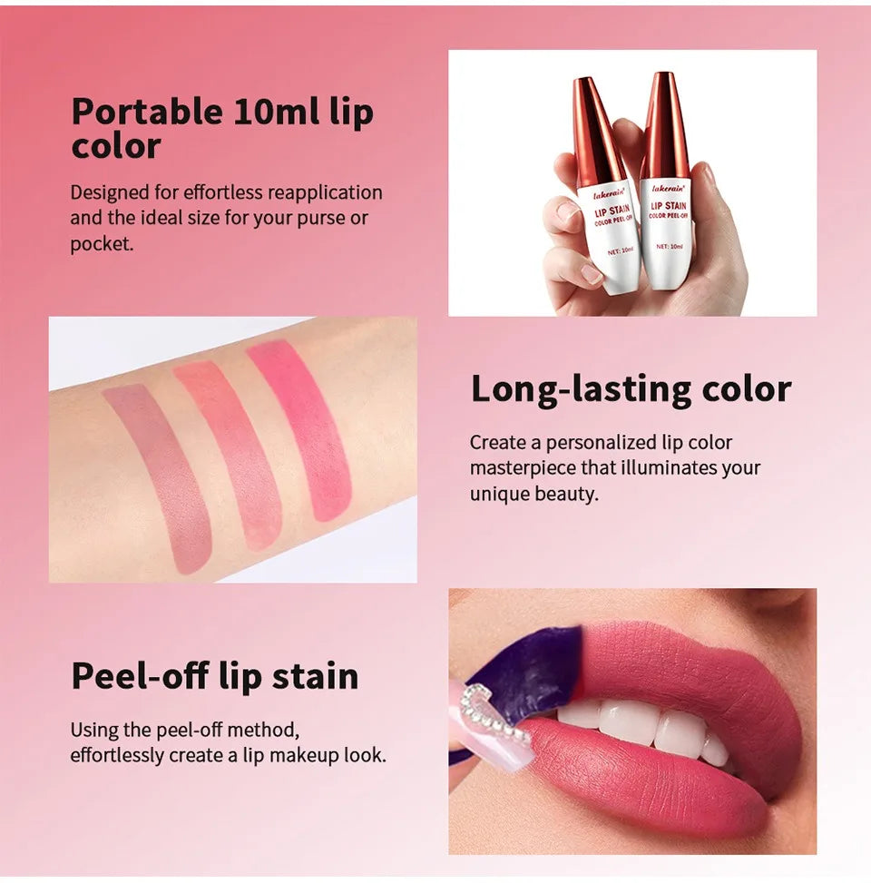 Peel-Off Rose Pink Lip Tint