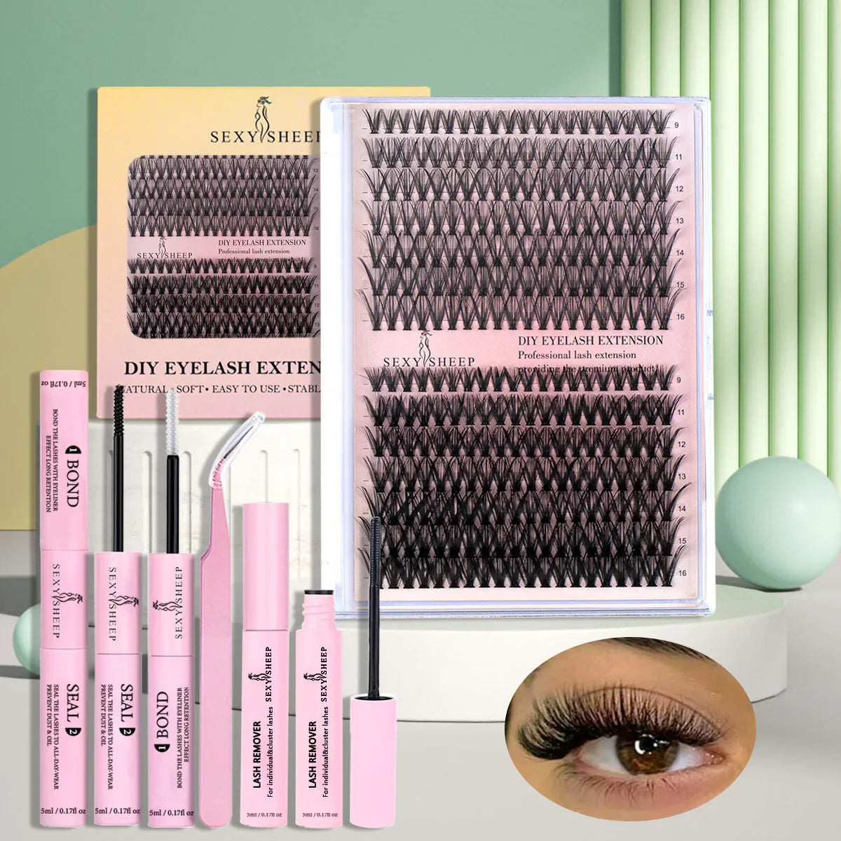 280pcs DIY Lash Extension Kit