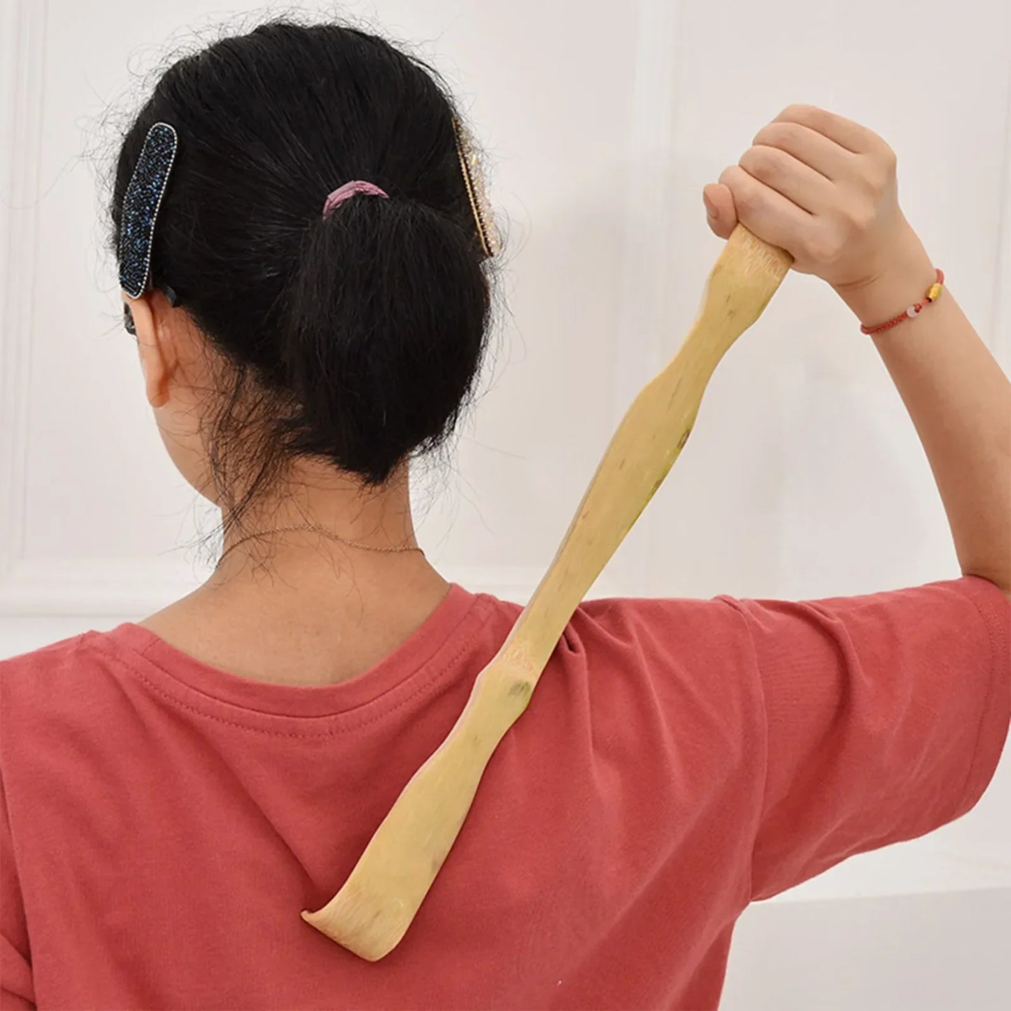 Bamboo Back Scratcher & Massage Roller