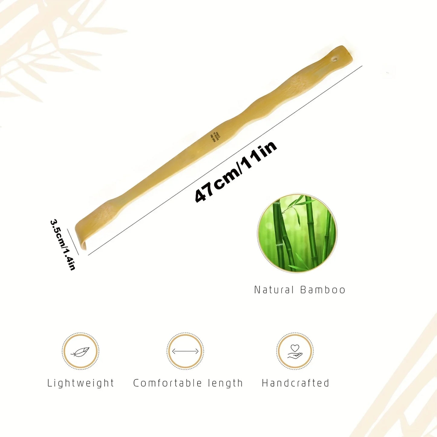 Bamboo Back Scratcher & Massage Roller